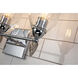 Fun Finial 3 Light 22 inch Polished Chrome Vanity Light Wall Light